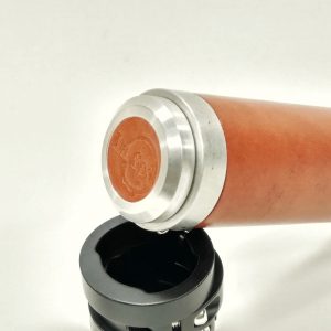 Plug end handlebar grip detail