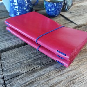 One and two refill fauxdori leather case